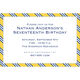 Yellow & Navy Repp Tie Invitations Image 3 of 5